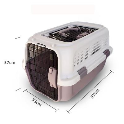 China Stocked Factory Price High Quality Plastic Dog Theft Cage For Sale Outdoor for sale