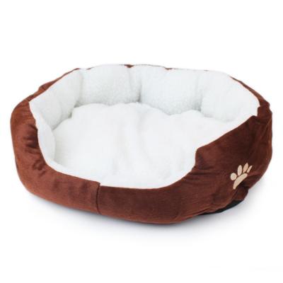 China Low Price Guaranteed Quality Square Pet Bed PP Cotton Cat Dog Highend Pet Bed Waterproof for sale