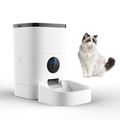 China Cat Feeder Bowl 4L Automatic Phone Control Version Dog Video Feeder Bowl Automatic Pet Feeder for sale