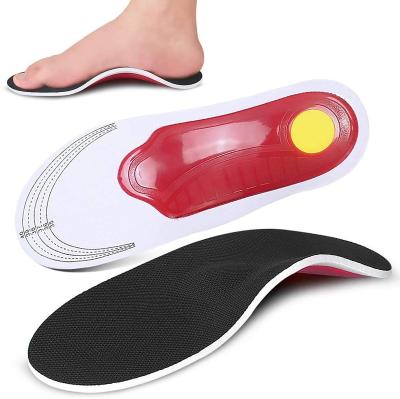 China High Arch Shoe Insoles Arch Support Orthotic Cushion Support Shoe Insoles Inserts Flat Foot for sale