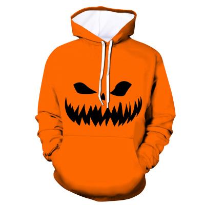 China 2021 Stylish Men and Women Sweatshirts Sports Shirt Breathable Drawstring and Kangaroo Hooded Pocket Printed Halloween Hoodie for sale