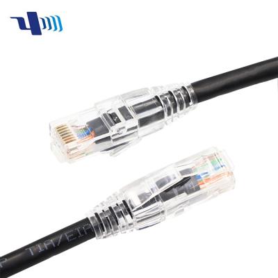 China High Speed ​​Solid Lan Computer Patch Cord Ethernet Internet FTP Sftp Utp Flat Cable Protected RJ45 CAT5 CAT6 Telecommunication Network Cable for sale