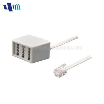 China Telephone Communication Industries RJ11 Plug to TAE Adapter for sale