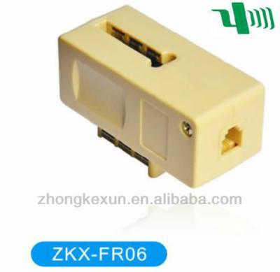 China Industrial FRENCH ADAPTER Telecom Connector Telephone Modular Jack rj11 / rj45 French Socket for sale