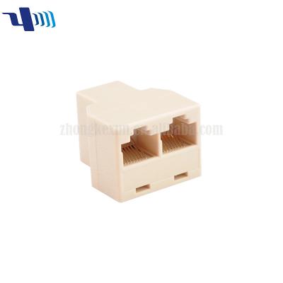 China ZKX-303 three-way telephone modular triple adapter for sale