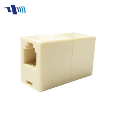 China Network cable extension supplement female to female straight modular integrated RJ45 coupler for connecting two network cables for sale