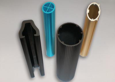 China T5 / T6 Anodized Aluminium Tube Profiles Powder Coated Aluminium Channel for sale