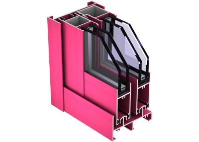 China Hochfestes glattes Aluminiumtür-Profil-Alkali, das Bescheinigung ISO9001 widersteht zu verkaufen