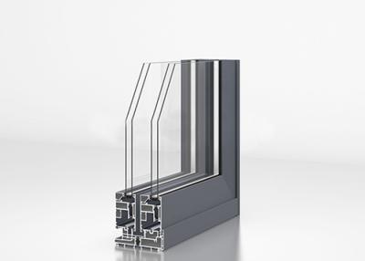 Chine Saupoudrez les extrusions en aluminium de porte coulissante de revêtement avec l'approbation de ROHS/GV à vendre