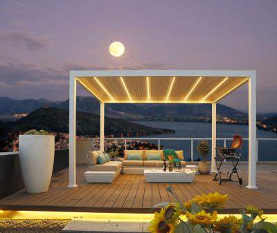 Κίνα Howvin Patio Opening Louvred Roof Garden Sun Shade Bioclimatic Louvered Outdoor Waterproof Mirador Gazebo Aluminium Pergola προς πώληση