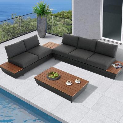 Chine Howvin H-HM5128 Outdoor Sofa Set Alumiunm Frame Material Contemporary Furniture à vendre