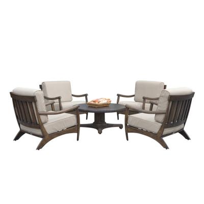 Κίνα Outdoor 5 Pieces Dinning Table Chairs Set Leisure Patio For Outdoor, Hotel, Villia, Apartment προς πώληση