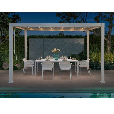 Κίνα 3*3M Modern Automatic Louvered Pergola Kits Patio Outdoor Aluminium Opening Roof προς πώληση