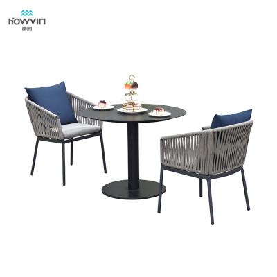 Κίνα howvin new design outdoor furniture all weather hotel outdoor swimming pool yacht rattan leisure chair garden patio rope chair προς πώληση