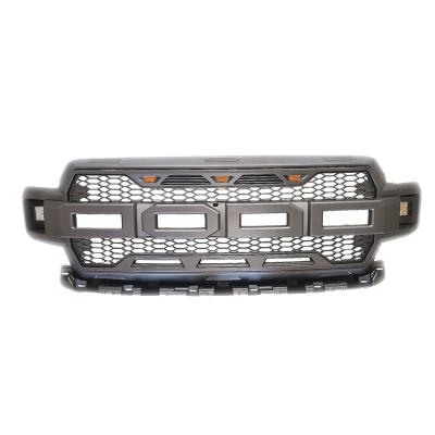 China 2018 f150 plastic grill with LED lights for Ford F-150 2018-2020 ABS Raptor style grill for sale