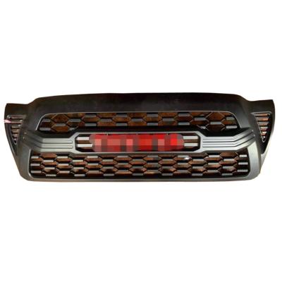 China ABS Plastic TRD Grill For Tacoma 2005-2011 Front Bumper Grille Replaced Mesh Black for sale