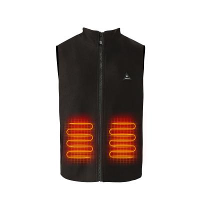 China Polaire van de Polyestermensen van het Vacht Openlucht Verwarmde Vest 100% Verwarmde Gilet Te koop