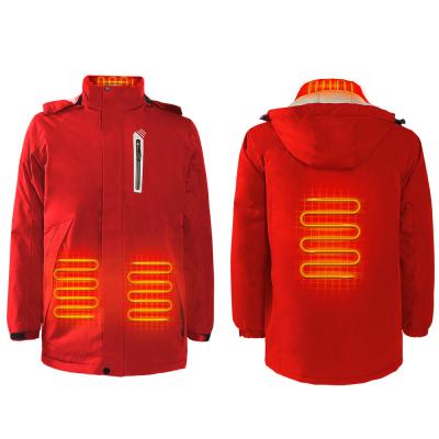 China M L XL-Winter-elektrisches erhitzt kleidet die erhitzte Jacke der Männer mit Haube zu verkaufen