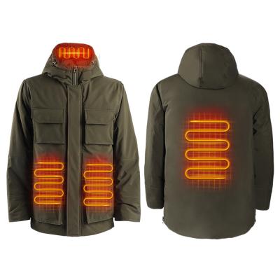 China Manchas completas chaquetas de calefacción recargables para hombres chaqueta de calefacción eléctrica en venta