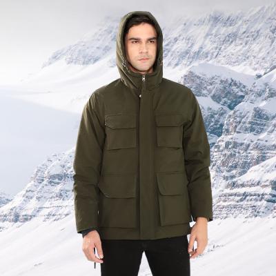 Cina Giubbotto riscaldatore per uomo Abbigliamento riscaldato su misura Softshell elettrico Indumento da lavoro invernale impermeabile in vendita