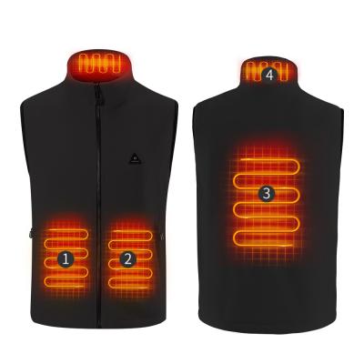 Chine Gilet passionné extérieur unisexe avec Usb Gilet capitonné passionné électrique de paquet de batterie à vendre