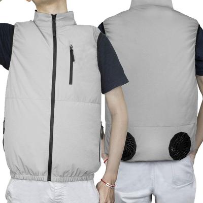 China SPF 50+ UV Fan Cooling Vest For Ladies White Ac Cooling Jacket for sale