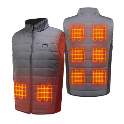 Chine OEM Vêtements chauffants électriques à infrarouge lointain Veste chauffante rechargeable pour hommes à vendre