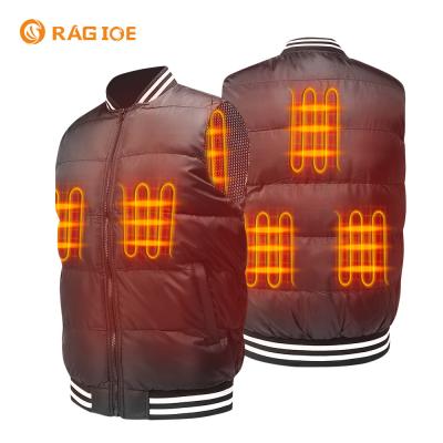 Chine Le chauffage 5 répartit en zones le gilet passionné rechargeable passionné extérieur du gilet 5V à vendre