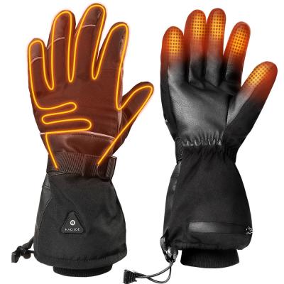 China Customization Camping Electric Thermal Heated Winter Gloves Li-ion Battery Heated Motorcycle Gloves for sale