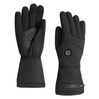 China Guantes de pesca calefactables de 2600mAh, guantes calefactables con batería para motocicleta con tres temperaturas ajustables en venta