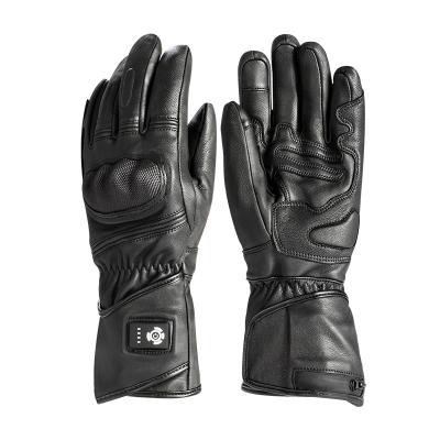 China Zwarte XXL Verwarmde de Winterhandschoenen 7.2V Batterij Verwarmd Ski Gloves Te koop