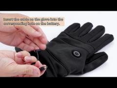 Touch Screen Thinnest Rechargeable Heating Glove Warmers Electric Winter Warming Heated Glove Liners