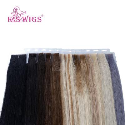 China PU Peel Handtie Band in Hair K.S WIGS Quality Hand Tied Fishing Flies Filipino Hair Hand Tied 20 Inch Hand Tied Cuticle Hair for sale