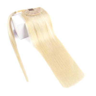 China Factory Wholesale Remy Hair Extension European Ponytail 100% Straight Human Hair Double Ended Ponytail Hair Extensions for sale