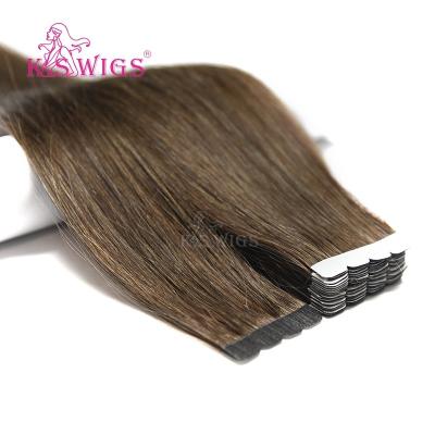 China WIGS Silky Straight Wave K.S Micro Tape Hair Extension 12 Inch Mini Tape Measure Hair Tape Extensions for sale