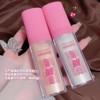 China Vegan Wholesale Waterproof Private Label Shine Highlighting Strips Shimmer Stick Highlight Bar Powder For Face Beauty for sale