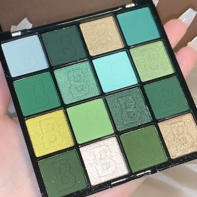 China High Pigmented Eyeshadow Waterproof 16 Colors Eyeshadow Palette Private Label Glitter Cosmetics Glitter for sale