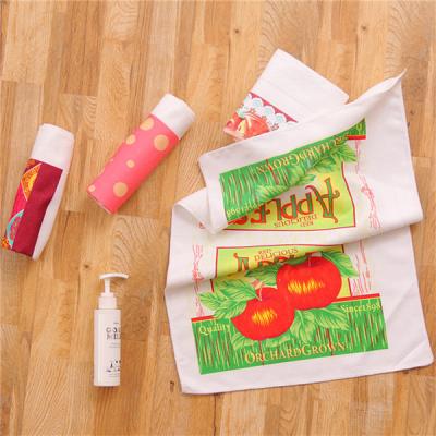 China Cheap Kitchen Wholesale Microfiber Kitchen Dish Cleaning Printed Tea Towel Sets Quick-drying Towel for sale