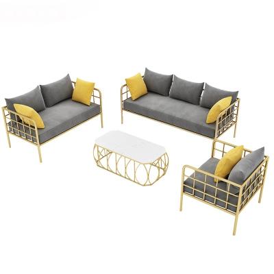 China Nordic Adjustable Clothing Store Small Wall Bed (The Other) With Modern Sofa Modern Hired Women's Studio Iron Sofa for sale