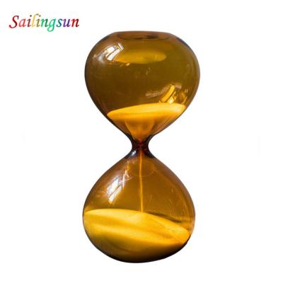 China Safe Classic Amber Color Design High Pyrex Tableware Food Grade Clear Sand Glass for sale