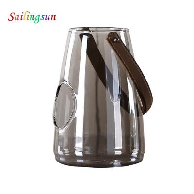 China Food grade design hand craft safe classic colored pyrex glass portable glass shade for sale