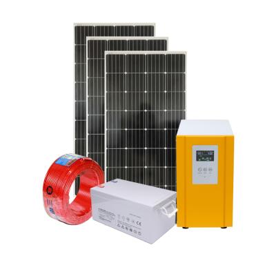 China Home Hybrid Solar Power System For Home Application 3KW 5KW 10KW 15KW 20KW Off Grid Inverter Solar Power System With Storage Battery for sale