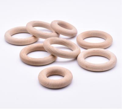 China Europe Color Natural Wood Crafts For DIY Wood Rings Circle 10cm Bag 20pcs for sale