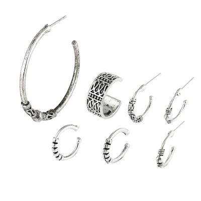 China FASHIONABLE Retro Fashion Size C Bohemian Seven Pieces Set Earrings for sale