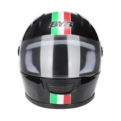 China 2022 Hot Design PP/Plastic BYB/858 Lazada Youth ABS Helmet Full Face Helmet With Sun Visor For Adult for sale