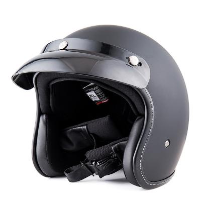 China Head Helmet Fashion Motorcycle Protection BYB/701 DOT Retro Safety Half-Face Open Face Helmet Motorcycle for sale