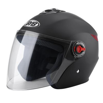 China BYB/709 take-out delivery spot new half helmet motorcycle helmet riding reflector helmet for sale