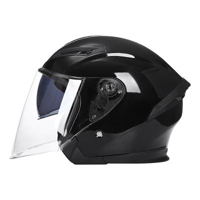 China Cool Four Seasons BYB/705 ABS Half Face Helmet Half Face Helmet Motorcycle Motocross Motorcycle Helmets Whit Sun Visor Wholesale PC for sale