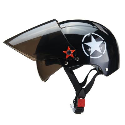 China Outdoor High Quality Customizable Multicolor Black Dual Lens Double Lens Visor Riding BYB/X-213 Open Face Helmet for sale