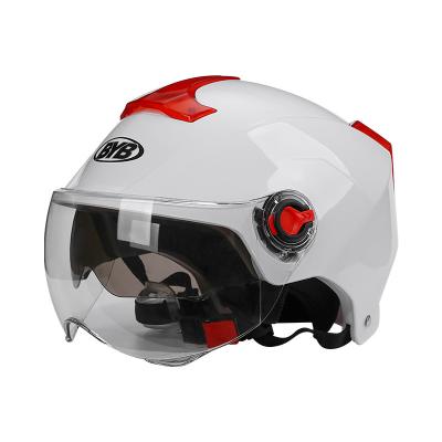 China Safety Protection BYB/335 Main Scooter Motorcycle ABS White Helmets Face Electric Bike Helmet Size XL For Men for sale